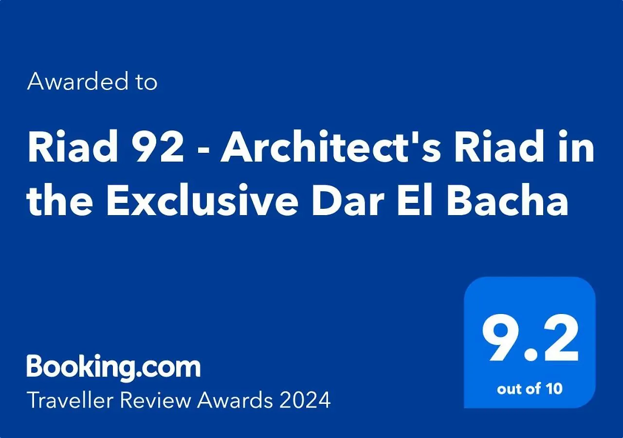 Riad 92 - Architect'S Riad In The Exclusive Dar El Bacha Marrakesh
